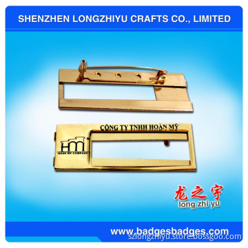 Reusable Metal Name Badge Tag Holder Clip (LZY-ghp-006)